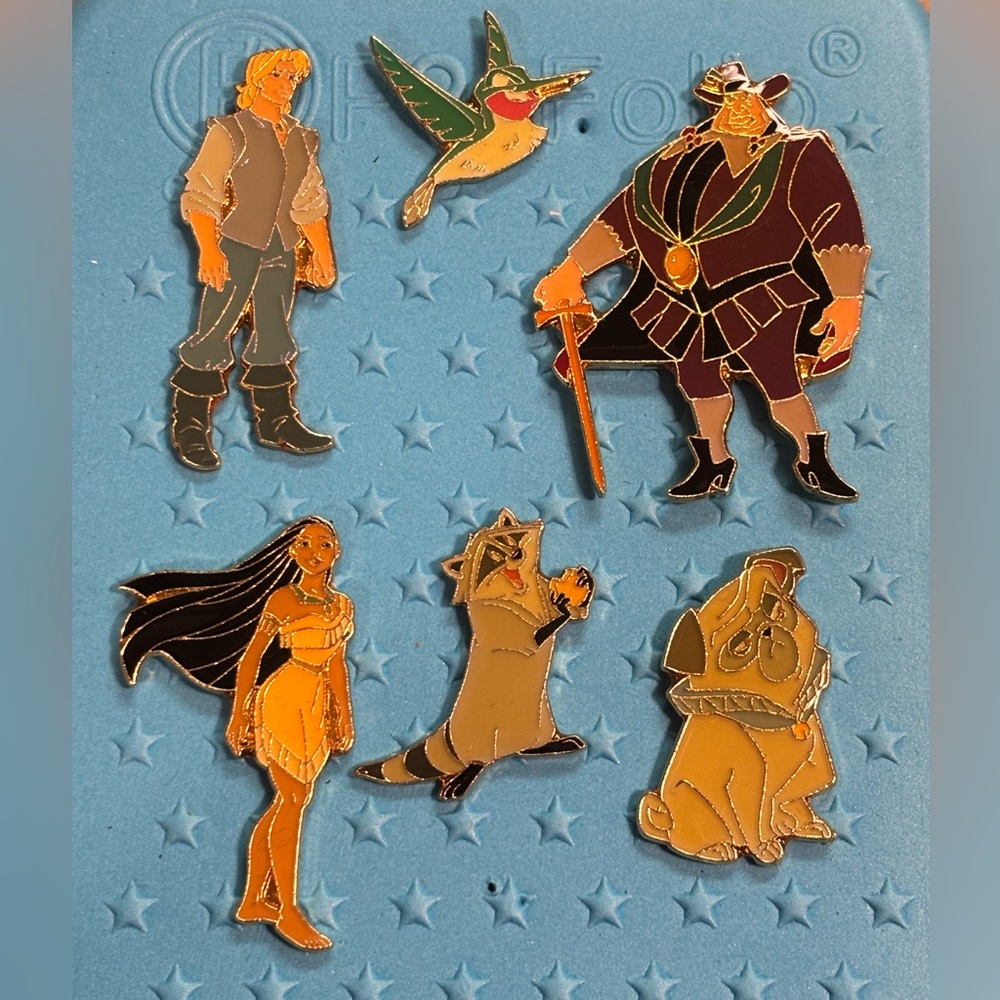 Vintage Retired Disney Store Pocahontas Pin Collection 1995